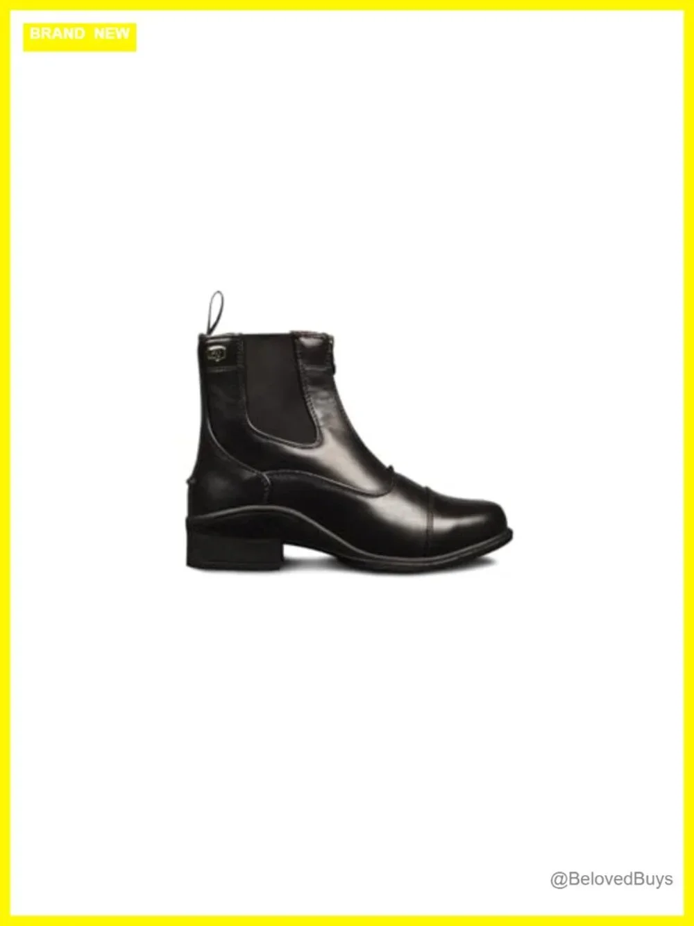 Equestrian Ankle Paddock Boots with Zipper - Vega Synthetic Leather
